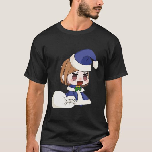 Vrolijk kerstfeest van Nobara Kugisaki Jujutsu Kai T-shirt (Voorkant)