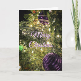 Vrolijk kerstfeest van ons naar het uwe feestdagen kaart