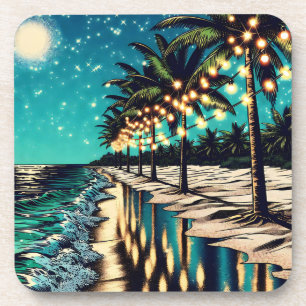 Vrolijk kerstfeest van ons sneeuwvogels bier onderzetter