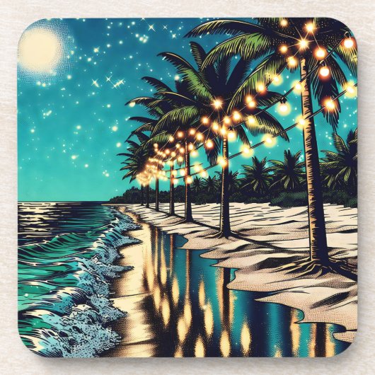 Vrolijk kerstfeest van ons sneeuwvogels bier onderzetter (Voorkant)