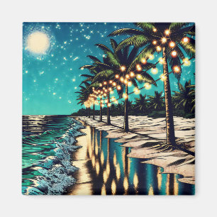 Vrolijk kerstfeest van ons sneeuwvogels magneet