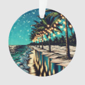 Vrolijk kerstfeest van ons sneeuwvogels ornament (voorkant)