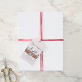 Vrolijk kerstfeest van ons thuis tot aan het jouwe cadeaulabel (Met Touw)