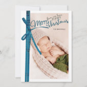 Vrolijk kerstfeest van ons thuis tot aan het jouwe feestdagenkaart (Voorkant)