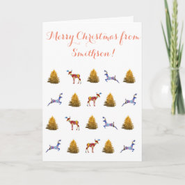 Vrolijk kerstfeest van ons Wenskaart Feestdagen Kaart