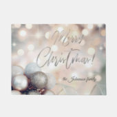 Vrolijk kerstfeest van onze familie! deurmat (Voorkant)