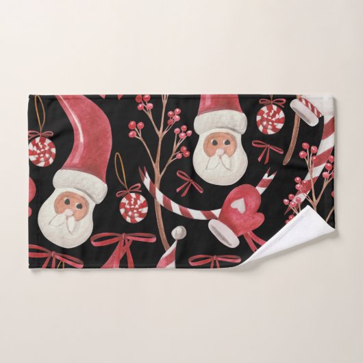 Vrolijk kerstfeest van onze familie handdoek (Handdoek)