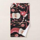 Vrolijk kerstfeest van onze familie handdoek (Handdoek)