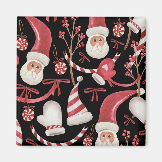 Vrolijk kerstfeest van onze familie magneet (Voorkant)