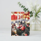 Vrolijk kerstfeest van onze familie naar jou (Staand voorkant)