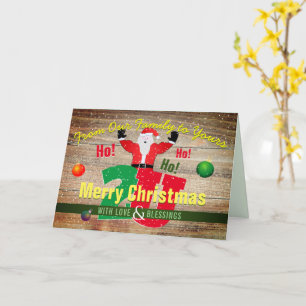 Vrolijk kerstfeest van onze familie tot uw kaart