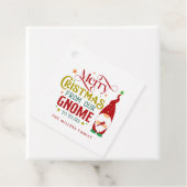 Vrolijk kerstfeest van onze gnoom naar de jouwe bedankjes labels (In situ)
