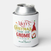 Vrolijk kerstfeest van onze gnoom naar de jouwe Re Blikjeskoeler (Blikje Voorkant)