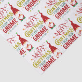 Vrolijk kerstfeest van onze gnoom naar de jouwe tissuepapier (Detail)