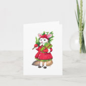 Vrolijk kerstfeest van Patrick en Destinie Note Ca Notitiekaartje (Voorkant)