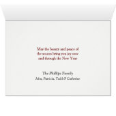 Vrolijk kerstfeest van Pennsylvania Winter Barn Ka (Binenzijde Horizontaal (Onderkant))