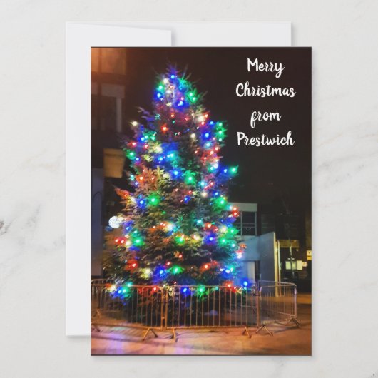Vrolijk kerstfeest van Prestwich (Voorkant)