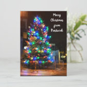 Vrolijk kerstfeest van Prestwich (Staand voorkant)