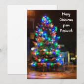 Vrolijk kerstfeest van Prestwich (Voorkant / Achterkant)