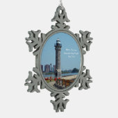 Vrolijk kerstfeest van Roosevelt. licht Ornament (Links)
