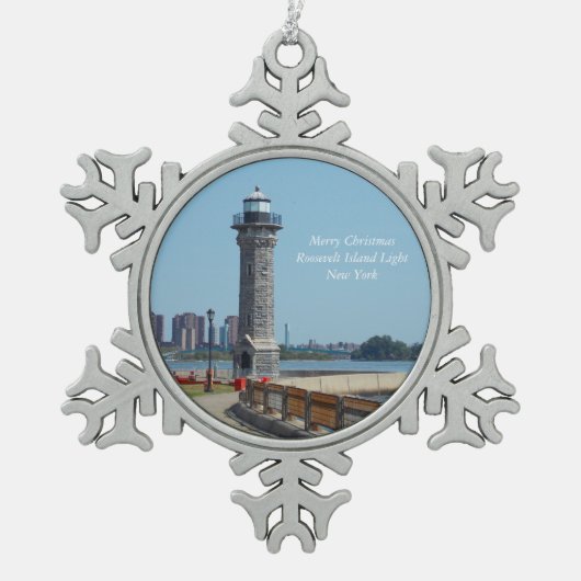 Vrolijk kerstfeest van Roosevelt. licht Ornament (Voorkant)