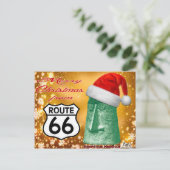 Vrolijk kerstfeest van Route 66 Giganticus Feestdagenkaart (Staand voorkant)