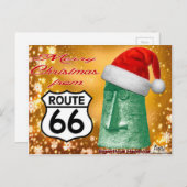 Vrolijk kerstfeest van Route 66 Giganticus Feestdagenkaart (Voorkant / Achterkant)