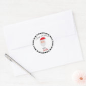 Vrolijk kerstfeest van Santa Sticker (Envelop)