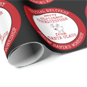 Vrolijk kerstfeest van Sinterklaas Custom Cadeaupapier (Rol Hoek)