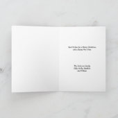 Vrolijk kerstfeest van Sinterklaas Feestdagen Kaart (Binnen)