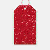 Vrolijk kerstfeest van Sinterklaas Red S Cadeaulabel (Achterkant)