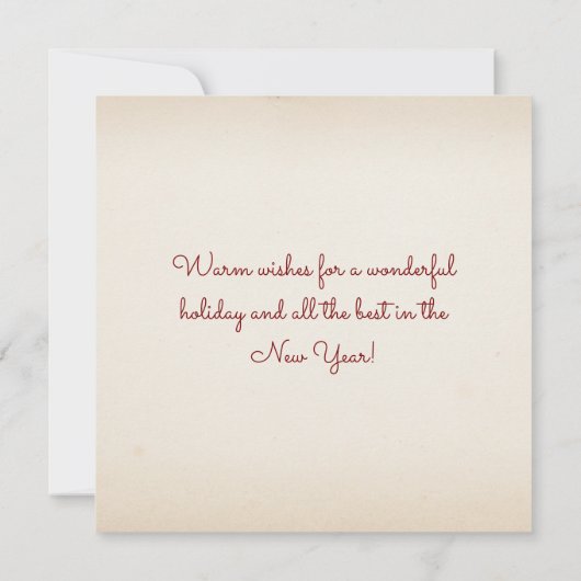 Vrolijk kerstfeest van St Augustine Florida Elegan Feestdagenkaart (Achterkant)