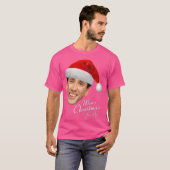 Vrolijk kerstfeest van St Nic-Olas Cage T-shirt (Voorkant volledig)