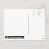 Vrolijk kerstfeest van Suomi Finland Feestdagenkaart (Achterkant)