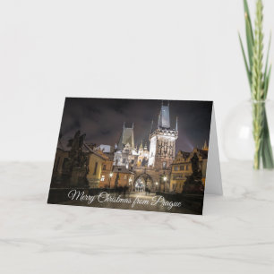 Vrolijk kerstfeest vanaf de Kaart van Praag