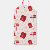 Vrolijk kerstfeest vanaf de Noordpool Cadeaulabel (Achterkant)