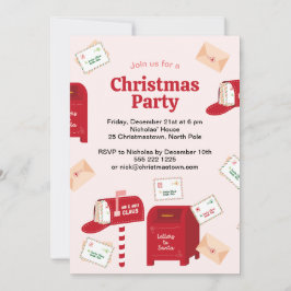 Vrolijk kerstfeest vanaf de Noordpool Kaart