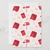 Vrolijk kerstfeest vanaf de Noordpool Kaart (Achterkant)