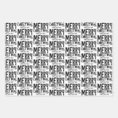 Vrolijk kerstfeest vanaf een verafgelegen pakpapie inpakpapier vel (Voorkant 2)