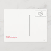 Vrolijk kerstfeest vanuit Canada Beaver Feestdagenkaart (Achterkant)