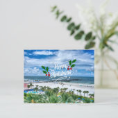 Vrolijk kerstfeest vanuit Clearwater Beach Briefkaart (Staand voorkant)