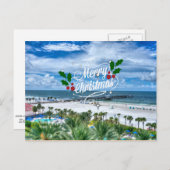 Vrolijk kerstfeest vanuit Clearwater Beach Briefkaart (Voorkant / Achterkant)