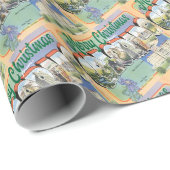 Vrolijk kerstfeest vanuit Colorado  Cadeaupapier (Rol Hoek)