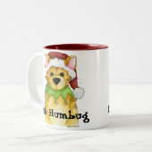 Vrolijk kerstfeest vanuit de Cat Bah Humbug Mok (Voorkant links)