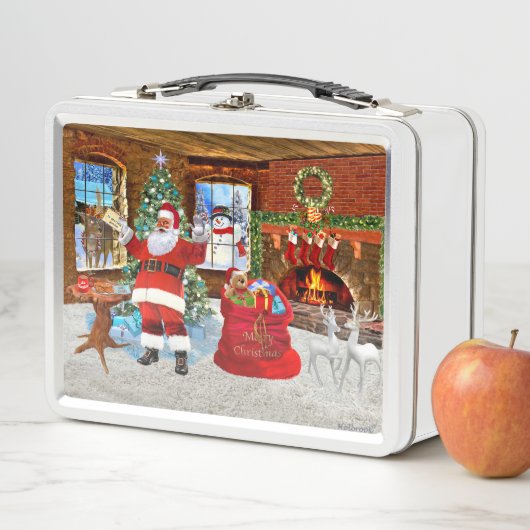 Vrolijk kerstfeest vanuit de kerstman (In situ)