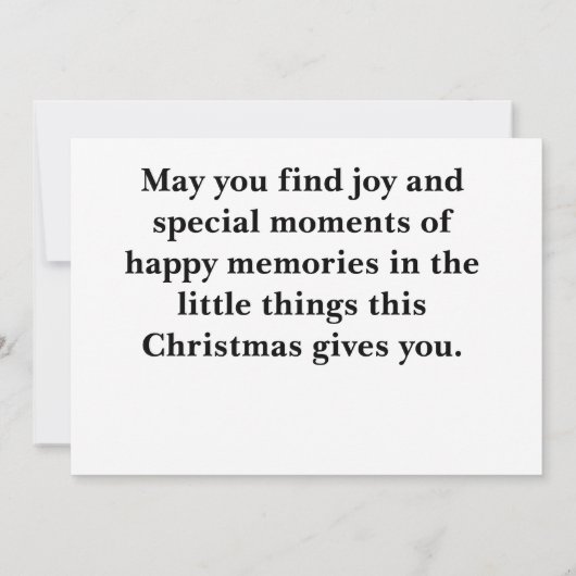 Vrolijk kerstfeest vanuit de kerstman bedankkaart (Achterkant)