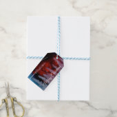 Vrolijk kerstfeest vanuit de kerstman cadeaulabel (Met Touw)