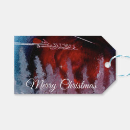 Vrolijk kerstfeest vanuit de kerstman cadeaulabel