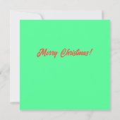 Vrolijk kerstfeest vanuit de kerstman kaart (Achterkant)