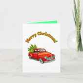 Vrolijk kerstfeest vanuit de kerstman kaart (Voorkant)